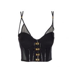 Elisabetta Franchi 코르셋 디테일 탑 TO04057E2