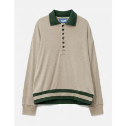 Long Sleeve Polo de Punto
