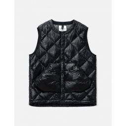diamond stitch down vest