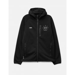 Polartec Power Stretch Zip Up Gaiter Hoodie
