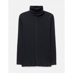 Turtleneck with Asymmetrical Opening