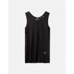 SILVER KNIT SLEEVELESS TOP