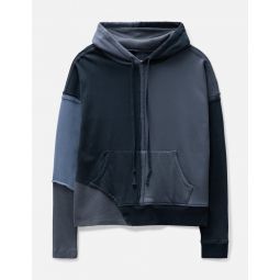Mixed Navy Drop Hoodie