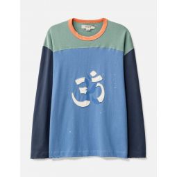 OM PAINT STAINED LONG SLEEVE