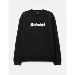 Blurred Logo Crewneck Sweater