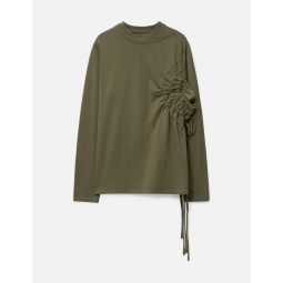 Drawstring Long Sleeve T-shirt
