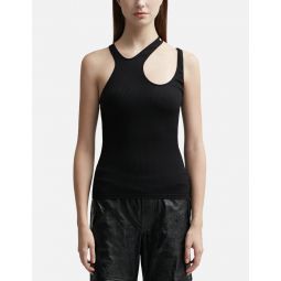 Ribbed Jersey Tank Top