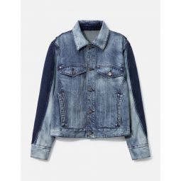 Mix Panel Denim Jacket