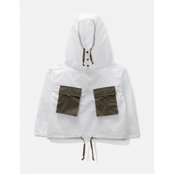 Translucent Military Smock Jacket