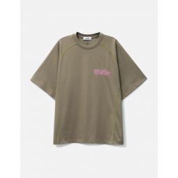 Tatreez Logo Contrast Stitched Surf T-Shirt