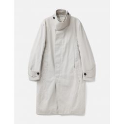 Diagonal Stitch Long Coat