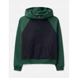 Pigment Wash Logo Head Raglan Hoodie