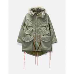 Army Nylon Fishtail Jacket