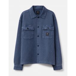 Waffle Button Front Shirt