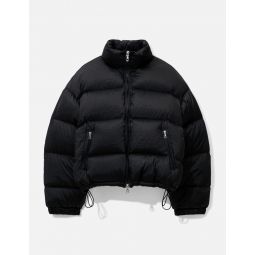 Cropped Nylon Ripstop Puffer