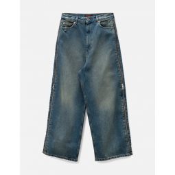 Side Zip Jeans