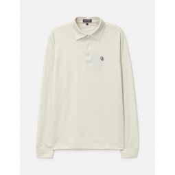 Monogram Long Sleeve Polo