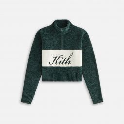 Kith Women Hunter II Chenille Script Quarter Zip