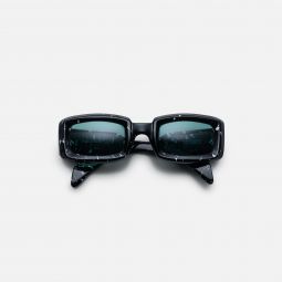 runaway marble frame seagreen lens silver hardware