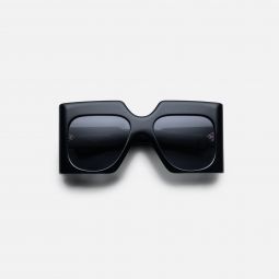 ultravox frame jet lens dark gold hardware
