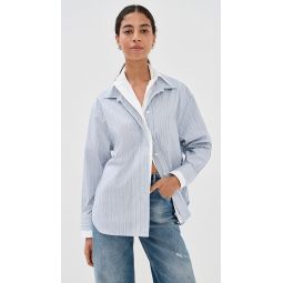 Striped Shirting Blouse