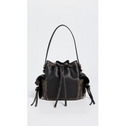 Multipocket Mini Bucket Vintage Bag