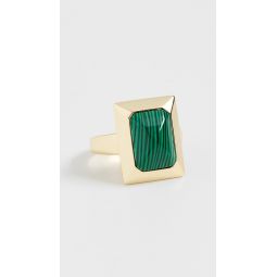 Colored Baguette Stone Rectangle Ring