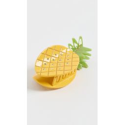 Rhinestone Accented Pineapple Claw Clip
