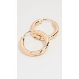 14k 15mm Tube Hoops