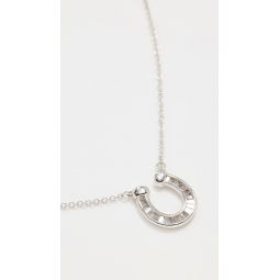 Baguette Horseshoe Necklace