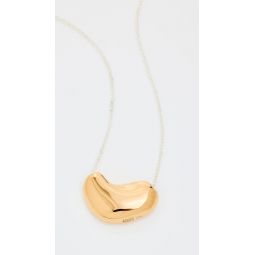 Small Sculpted Heart Pendant Necklace