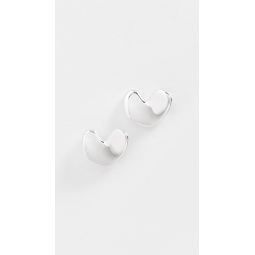 Sculpted Heart Studs
