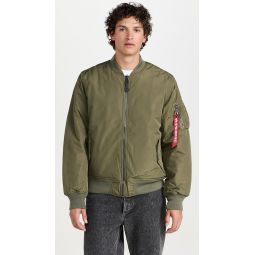Reversible Onion Quilted MA-1 Flight Jacket