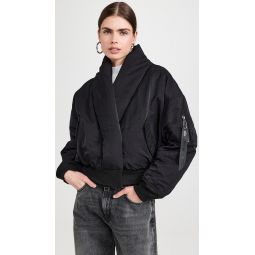Shawl Collar Flight Jacket