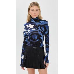 Delaina Turtleneck Cropped Top