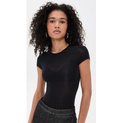 Hottie Short Sleeve Thong Bodysuit