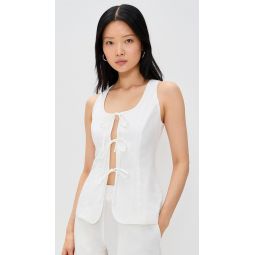 Lupin Linen Tie Waistcoat