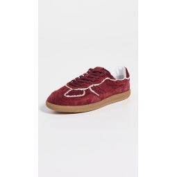 Tb.490 Crochet Burgundy Leather Sneakers