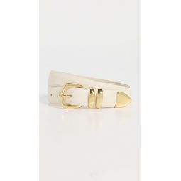 Narrow Soft Grained Calf Leather Belt