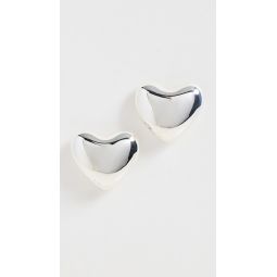 Small Voluptuous Heart Earrings