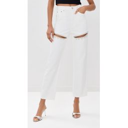 Crystal Slit Jeans