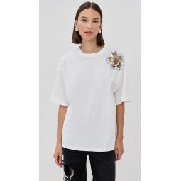 Crystal Cluster Flower T-Shirt