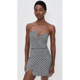 Puzzle Strapless Mini Dress
