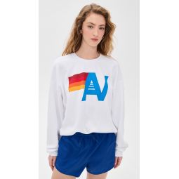 Logo Relaxed Crew Sweatshirt