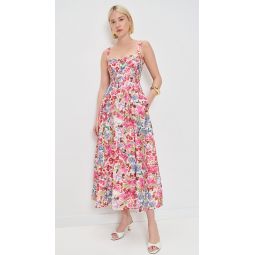 Lilah Corset Midi Dress