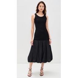 Melody Lace Poplin Maxi Dress