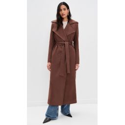 Kira Faux Suede Trench Coat