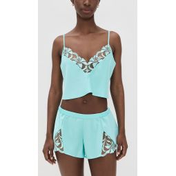 Leonora Luxury Satin Cami and Short Set