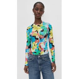 Brite Floral Long Sleeve Tee