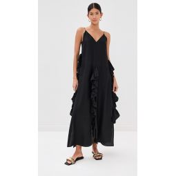 Stasia Slit Frill Dress